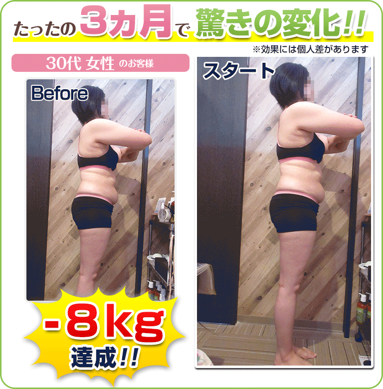 下関 ダイエットビフォーアフター