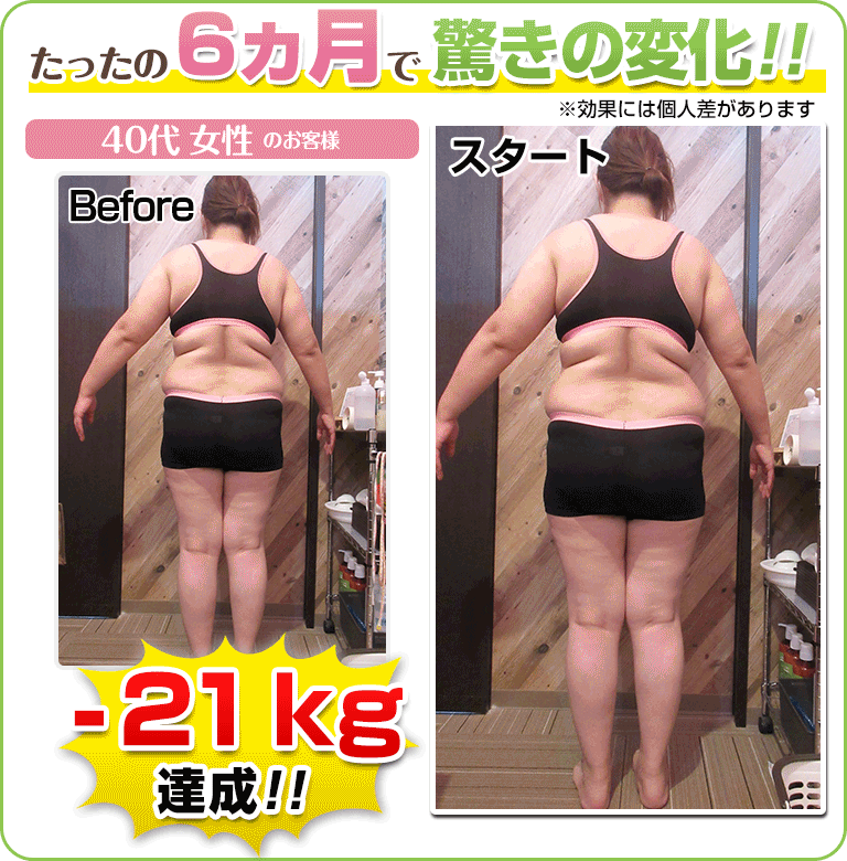 下関 ダイエットビフォーアフター