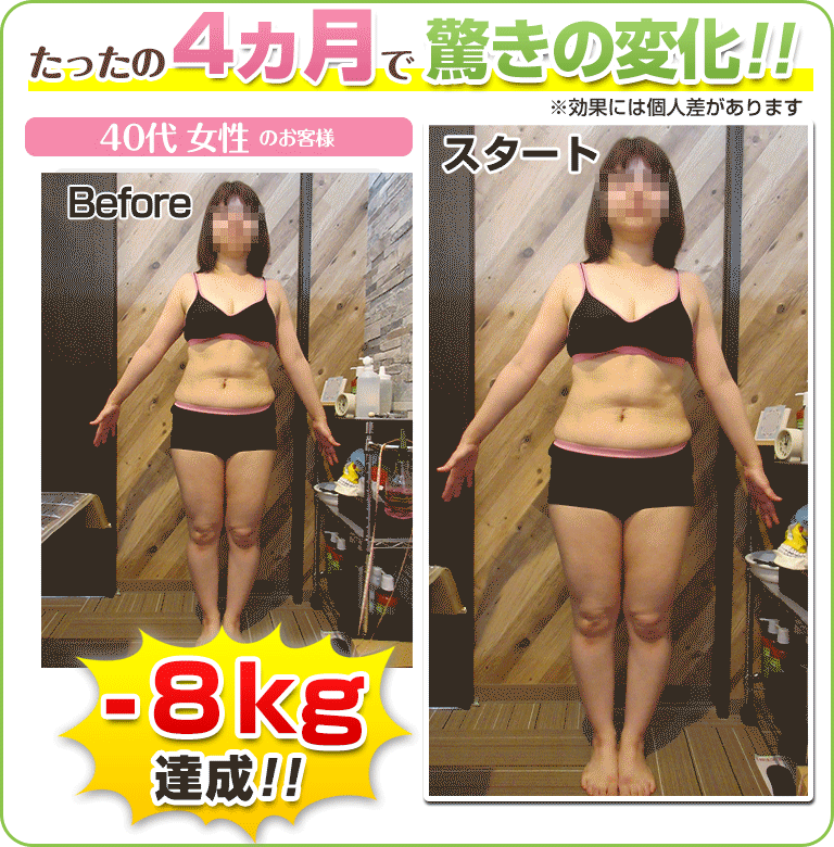 下関 ダイエットビフォーアフター