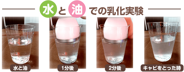 下関 乳化実験